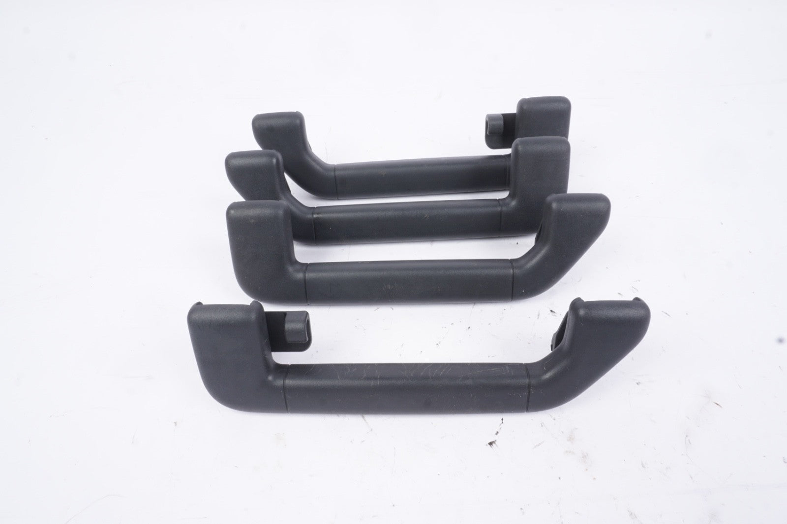 11-18 PORSCHE CAYENNE INTERIOR ROOF TOP GRAB HANDLE SET OF 4 ITEM BLACK OEM