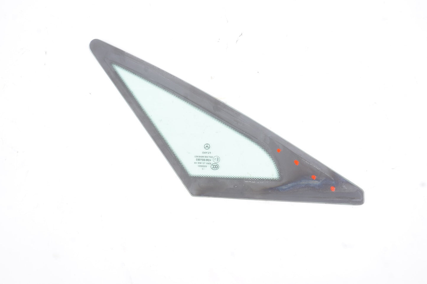 10-17 Mercedes E350 W207 Coupe Rear Right Passenger Side Quarter Window Glas OEM