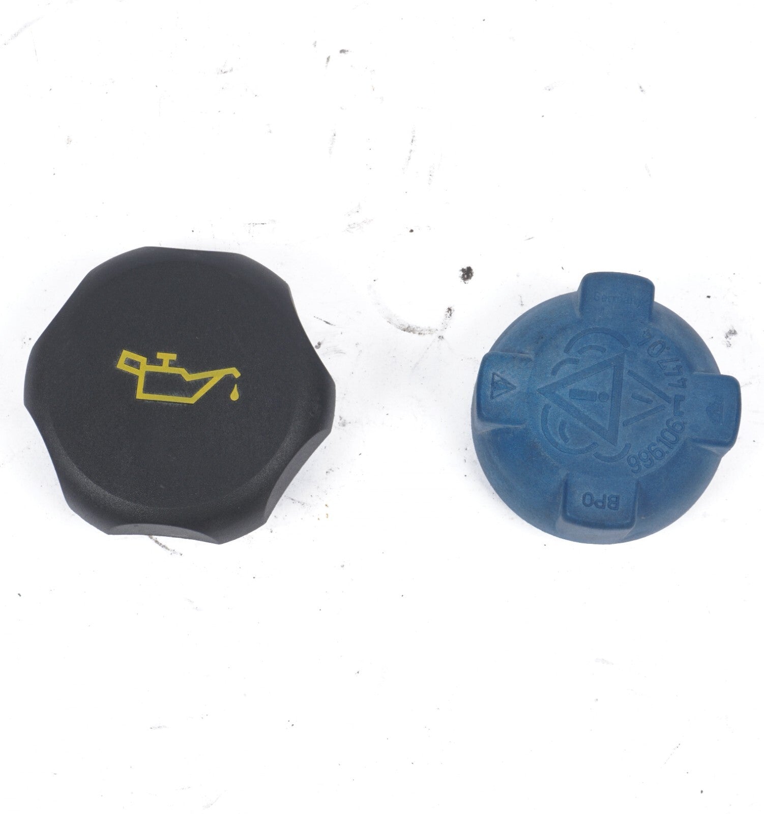 97 - 04 Porsche Boxster 986 Engine Oil Filler Cap & Coolant Cap SET OEM