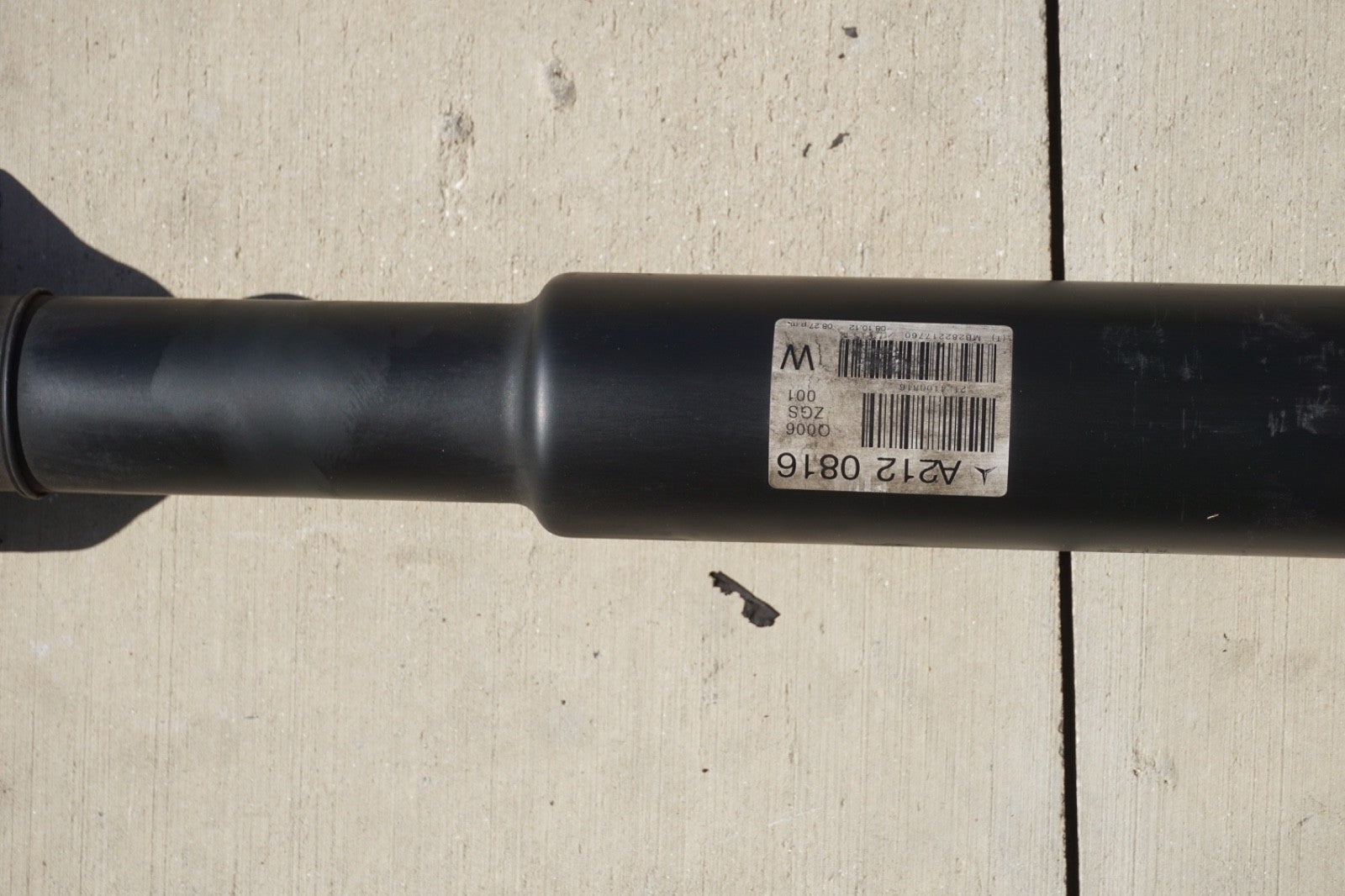 11-13 MERCEDES E350 (W212) DIESEL REAR DRIVESHAFT DRIVELINE DRIVE LINE SHAFT