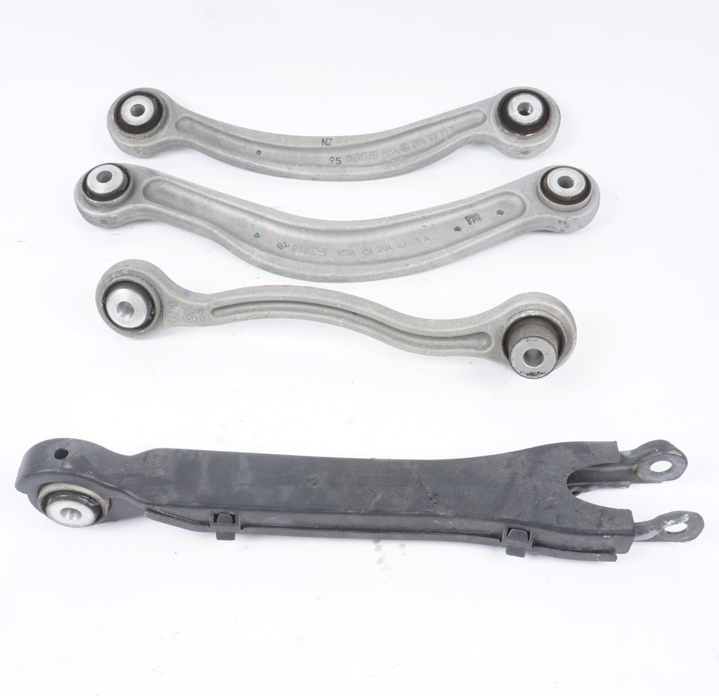 11-17 Mercedes E350 RWD Rear Left Driver Side Control Arm SET of 4 OEM