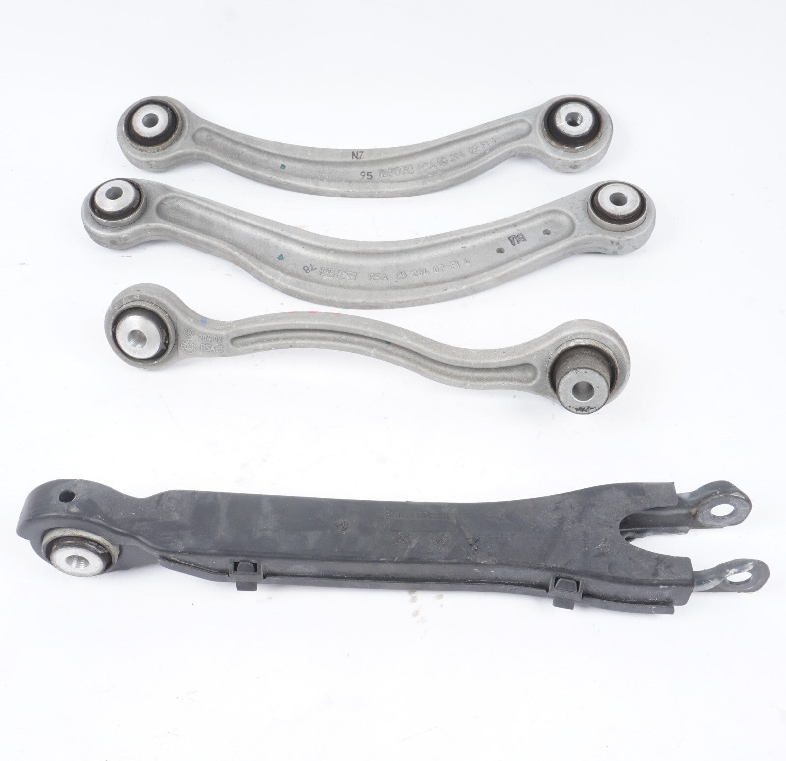 11-17 Mercedes E350 RWD Rear Left Driver Side Control Arm SET of 4 OEM