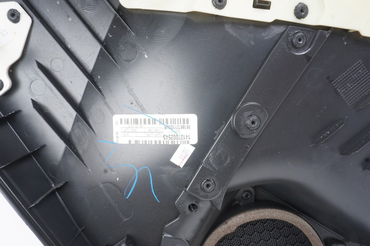 2012-2019 Volkswagen Passat Rear Left Driver Side Door Panel Trim OEM