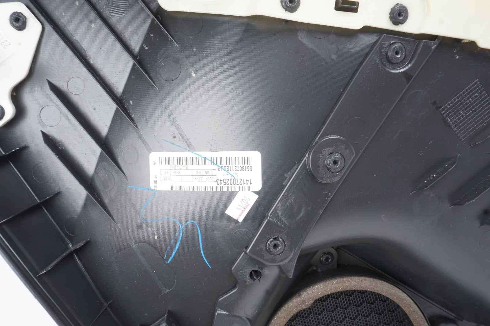 2012-2019 Volkswagen Passat Rear Left Driver Side Door Panel Trim OEM