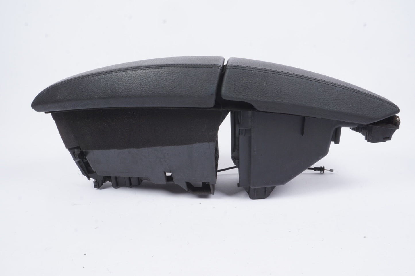 04-10 BMW E64 650i 645Ci Center Console Armrest Cover Lid Nappa Black OEM