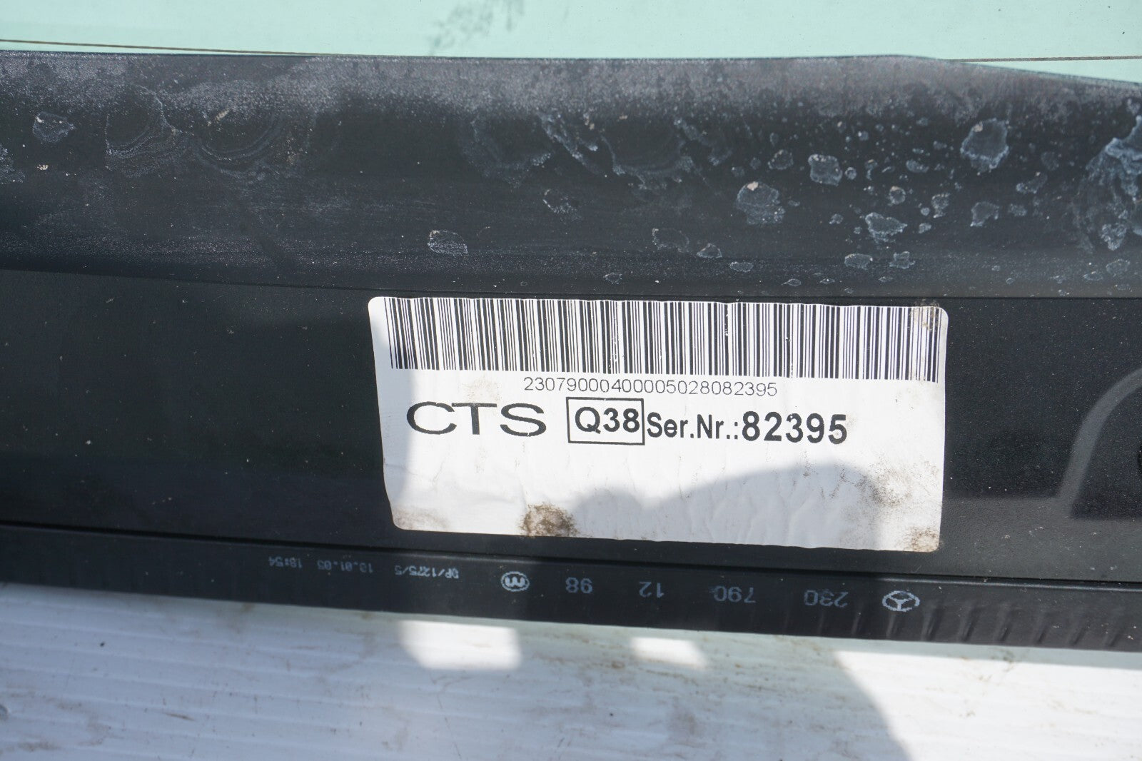03 - 12 Mercedes R230 SL500 SL600 Rear Back Windshield Window Glass OEM