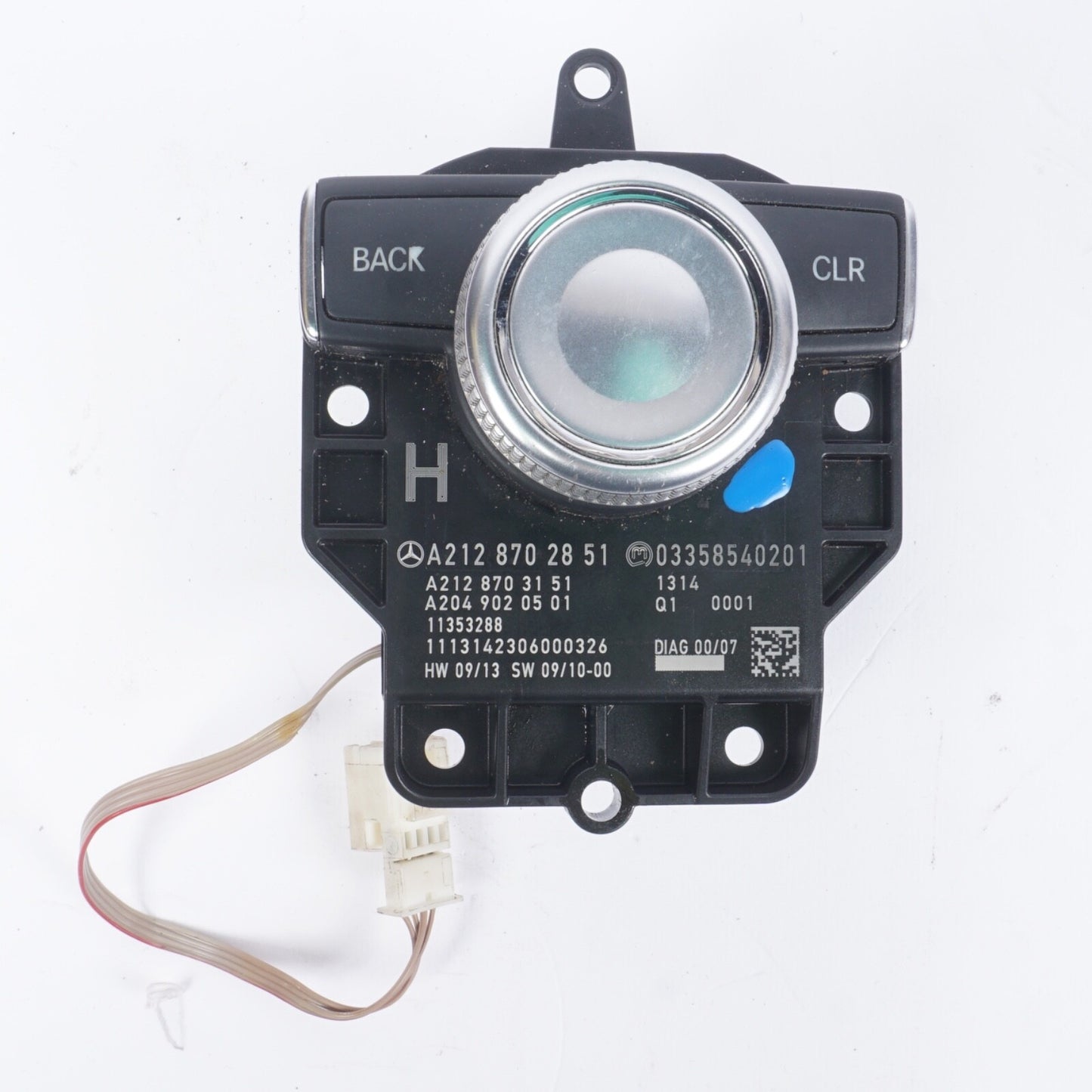 10-13 Mercedes W212 E350 E550 Radio Head Unit Controller Knob Multi Switch OEM