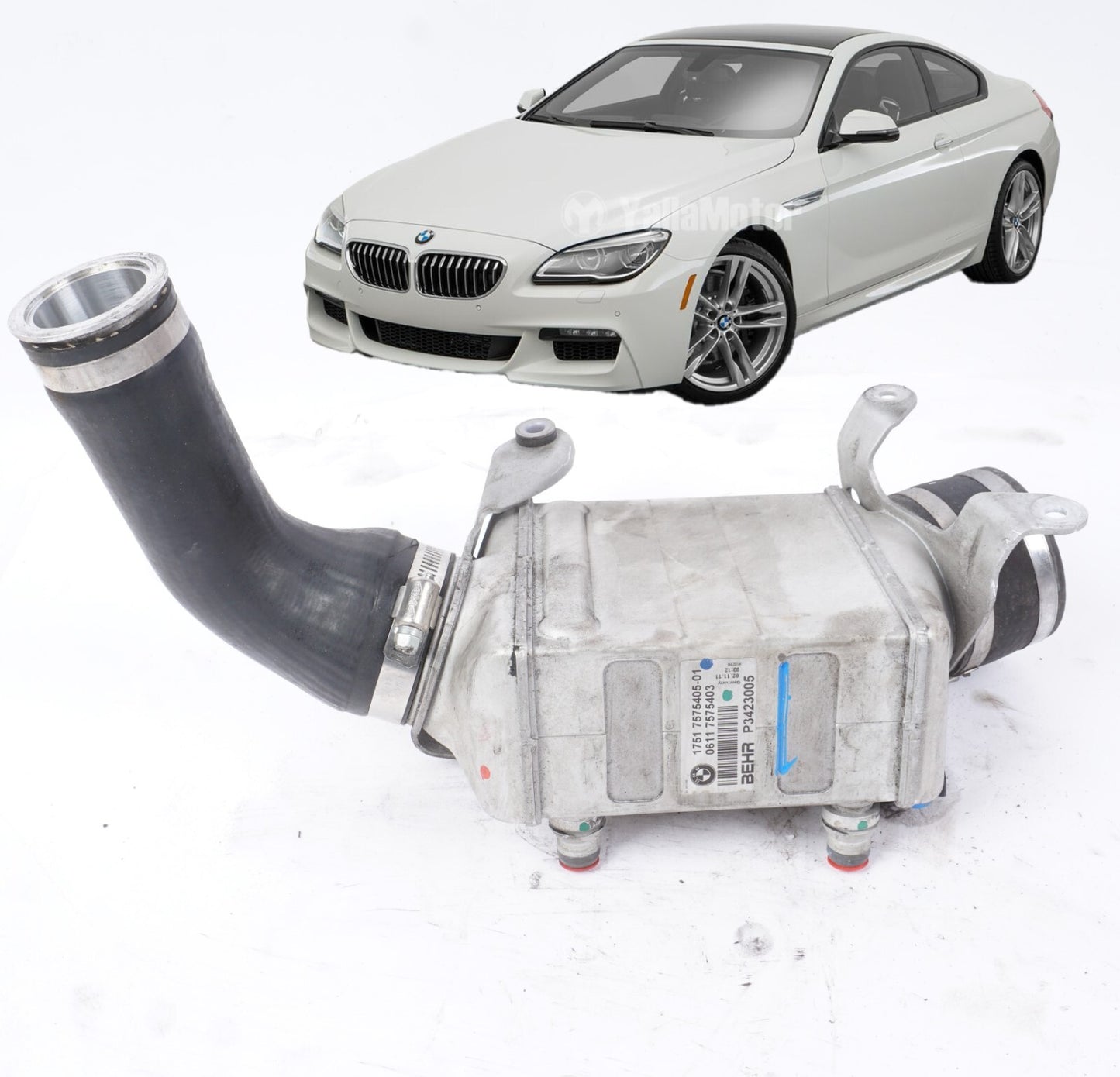 2012 - 2016 BMW 650i 550i 750i 4.4l Intercooler Left Driver Side OEM