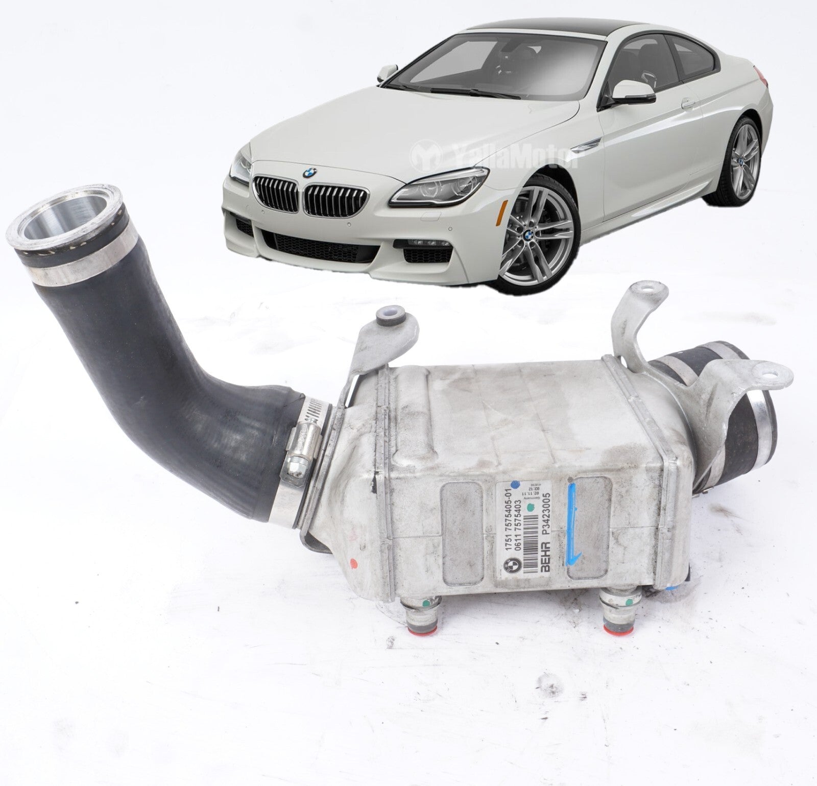 2012 - 2016 BMW 650i 550i 750i 4.4l Intercooler Left Driver Side OEM