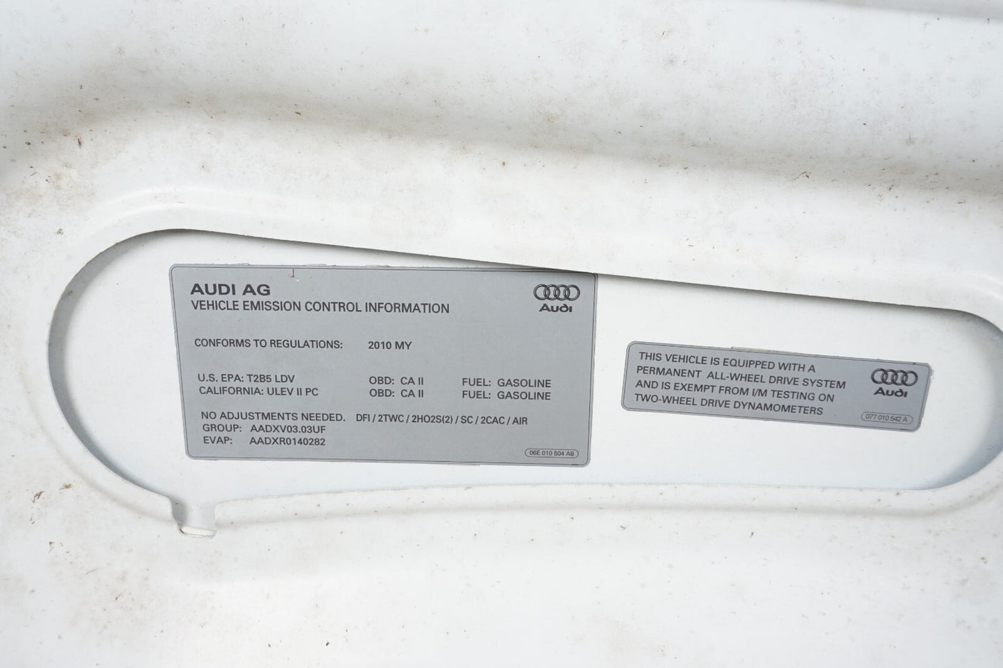 2005 - 2011 Audi A6 Hood Bonnet OEM