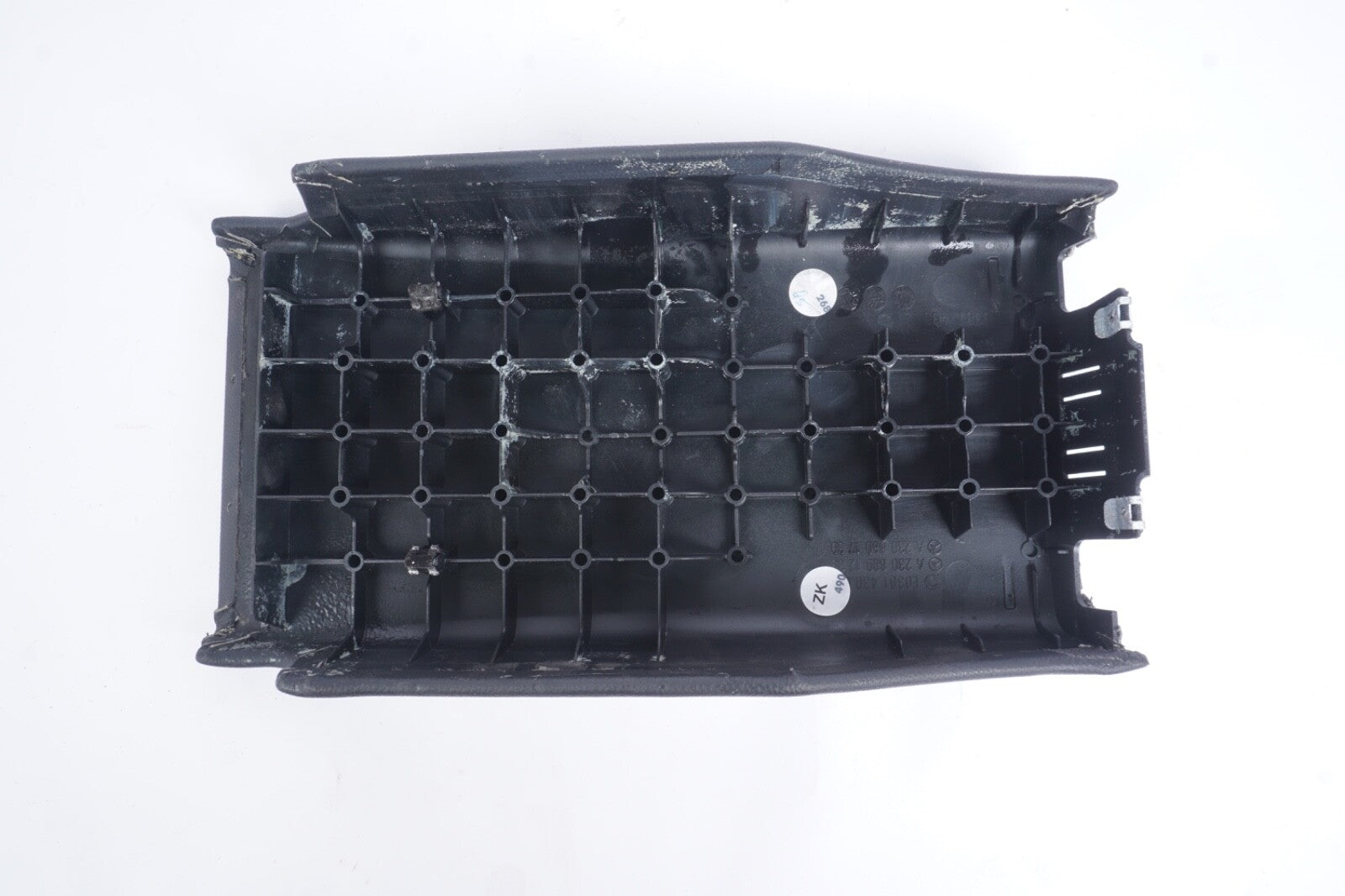 07-12 Mercedes R230 SL550 SL55 Center Console Rear Lid Cover Panel OEM