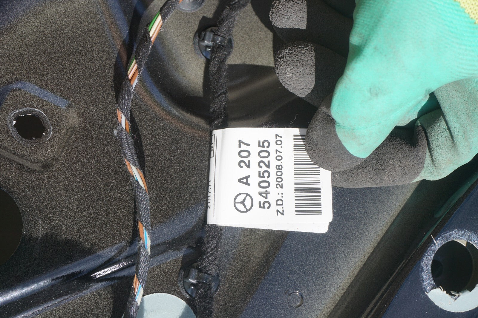 11-17 Mercedes W207 E350 E550 Convertible Front Left Driver Door Shell OEM