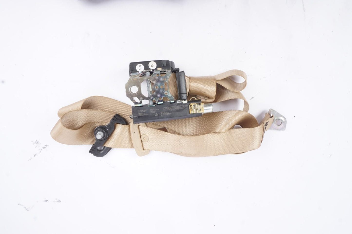 07-13 MERCEDES-BENZ W221 S550 REAR RIGHT SIDE SEAT BELT RETRACTOR BROWN OEM