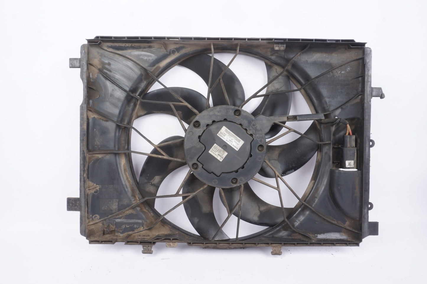 08-20 Mercedes W207 E350 C250 Engine Radiator Cooling Fan Motor Assembly OEM