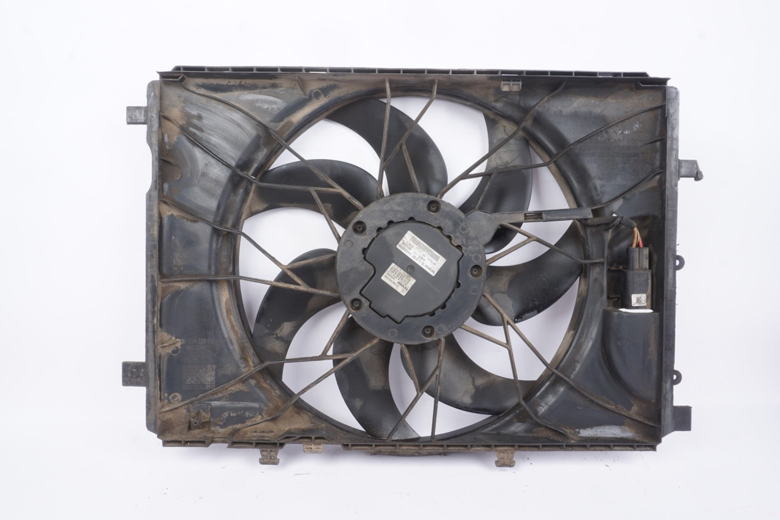 08-20 Mercedes W207 E350 C250 Engine Radiator Cooling Fan Motor Assembly OEM