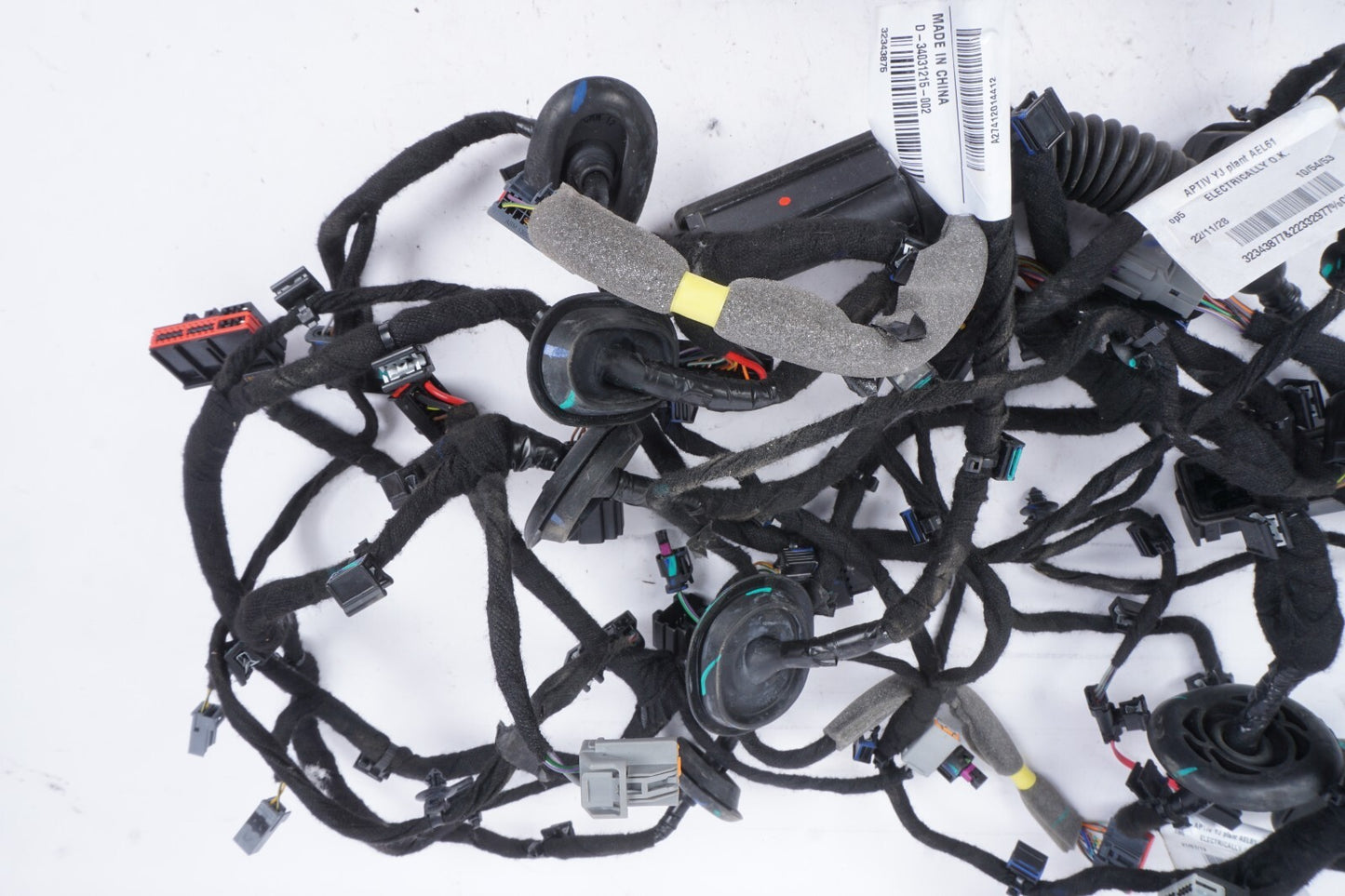 2021-2024 Polestar 2 Door Wire Harness Front & Rear Set Of 4 OEM