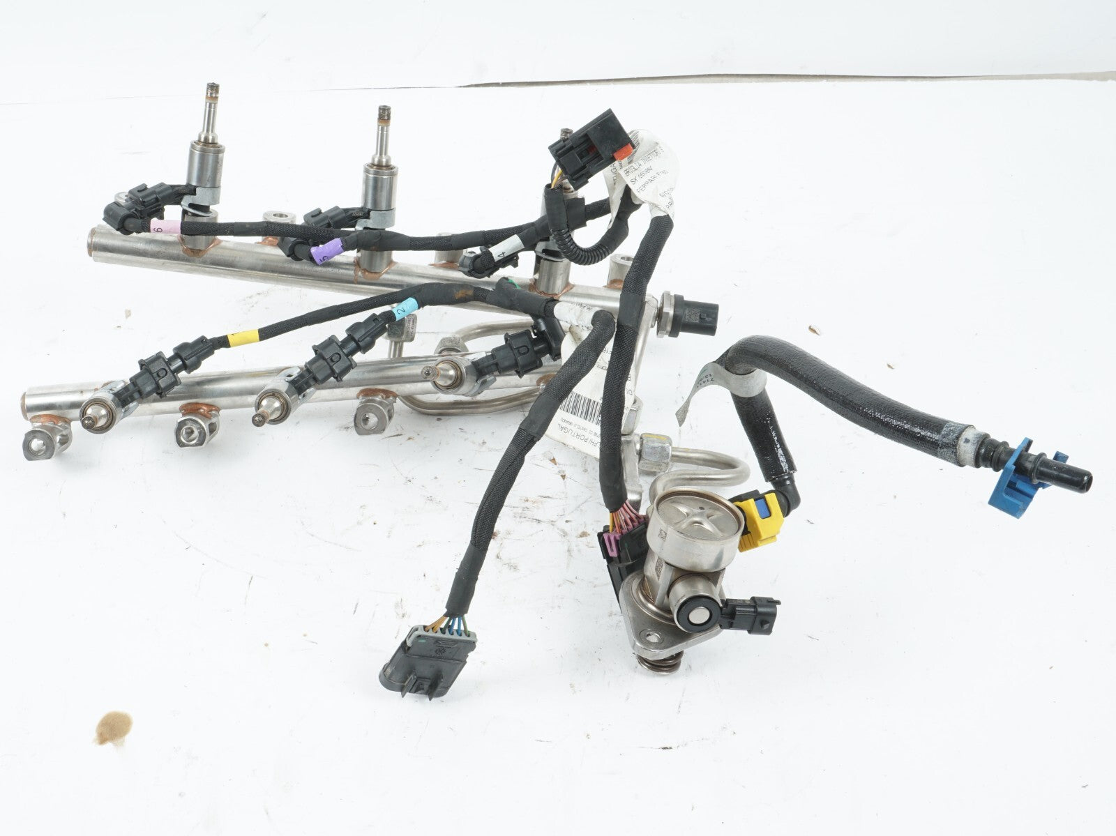 2014 - 2017 MASERATI QUATTROPORTE 3.0L FUEL RAIL W/ INJECTORS OEM 51K