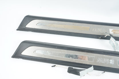 2012 - 2018 BMW 650i 640i DOOR SILL PLATE TRIM PANEL COVER LEFT & RIGHT  OEM