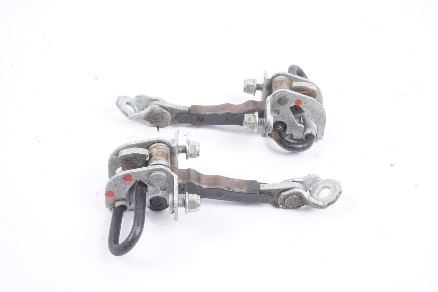 12-17 2012 Fiat 500 FRONT RIGHT PASSENGER DOOR HINGE STOPPER STRAP CHECK PAIR