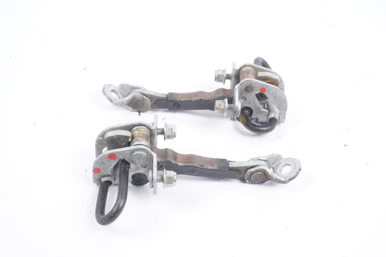 12-17 2012 Fiat 500 FRONT RIGHT PASSENGER DOOR HINGE STOPPER STRAP CHECK PAIR