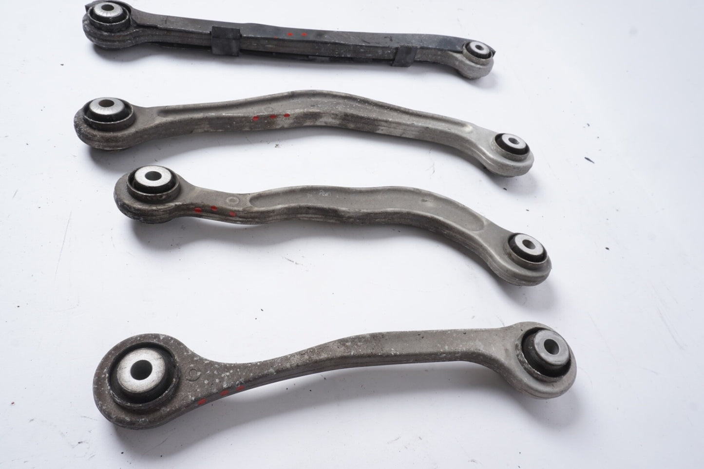 07-13 Mercedes W221 S63 AMG CL600 Rear Left Driver Side Control Arm Set of 4 OEM