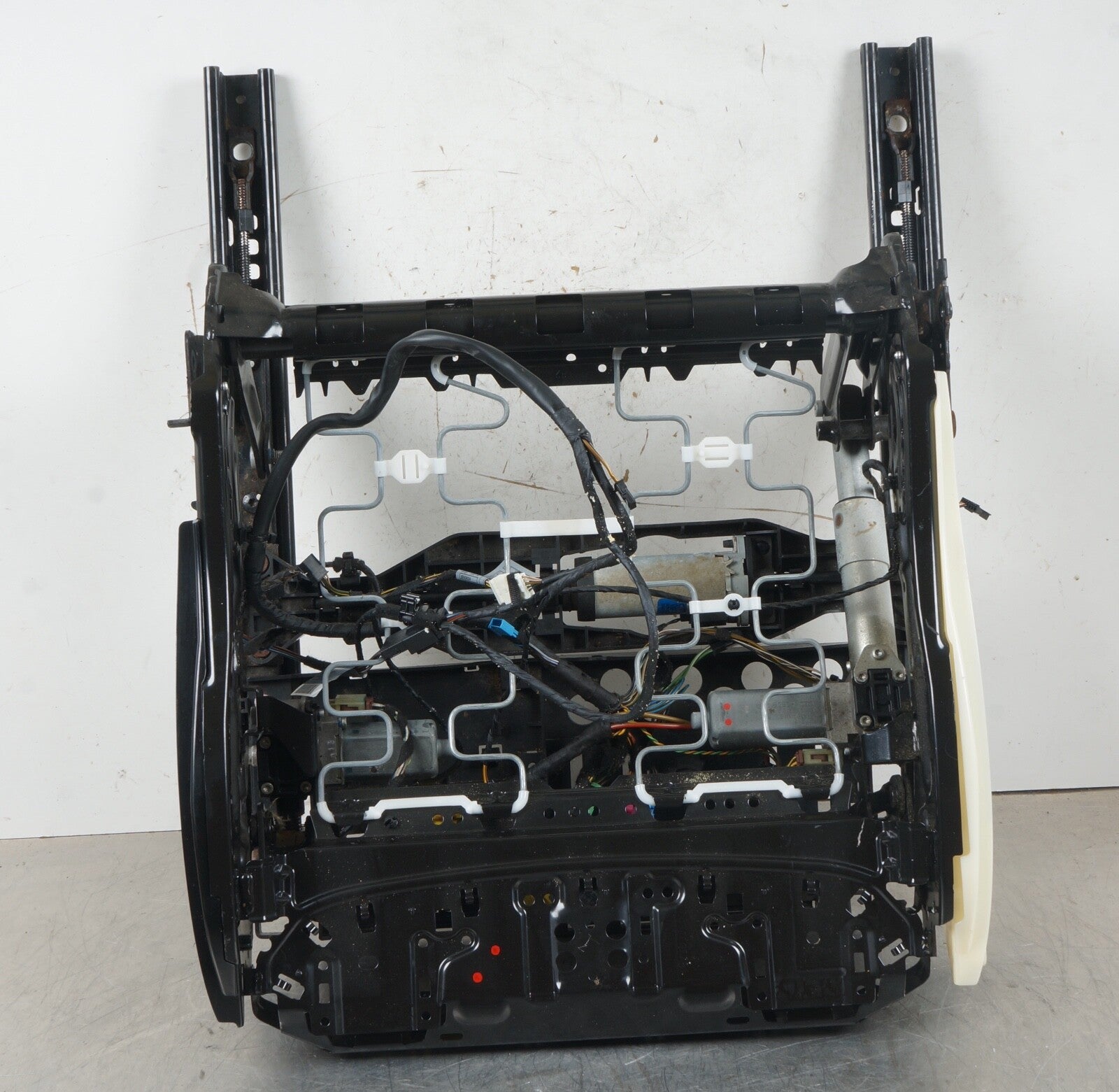 2007-2013 BMW X5 E70 FRONT LEFT DRIVER SIDE SEAT TRACK RAIL FRAME W/ MOTORS OEM