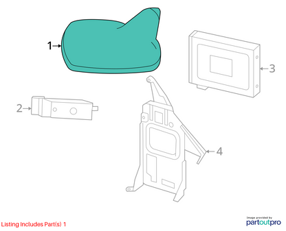 08-14 Mercedes-Benz C300 Shark Fin Radio Antenna  OEM