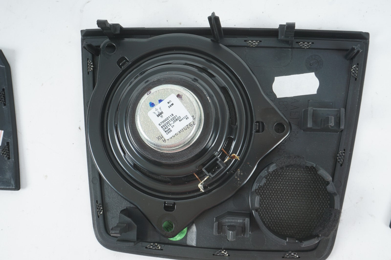 2014 - 2017 MASERATI QUATTROPORTE DASH SPEAKER TWEETER W/ COVER SET OF 3 OEM