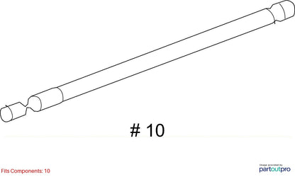 2010 - 2016 Mercedes-Benz E350 W212 Front Right & Left Hood Shock Strut Pair OEM