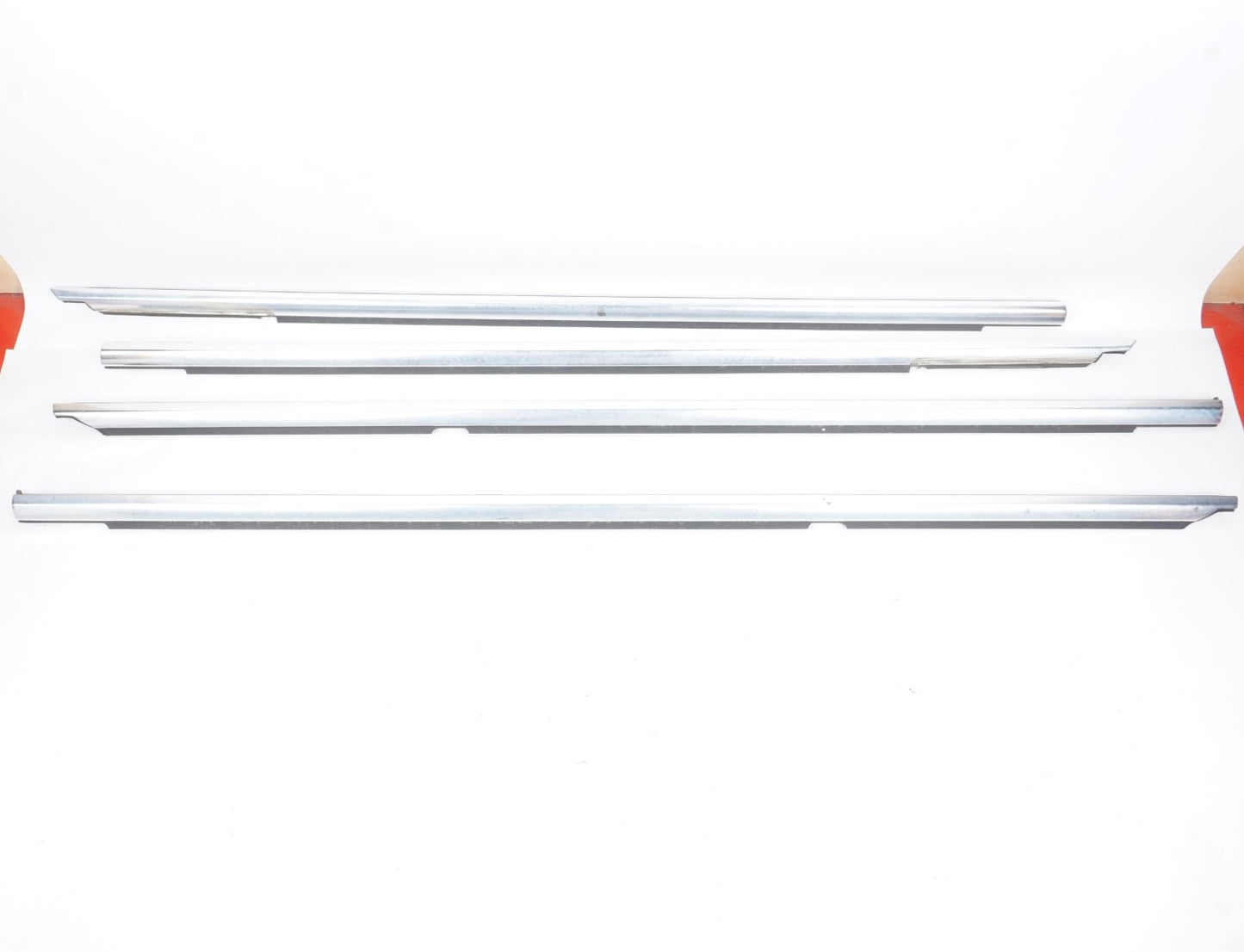 2011 - 2017 Audi A8L Long Door Window Belt Chrome Molding SET Of 4 OEM