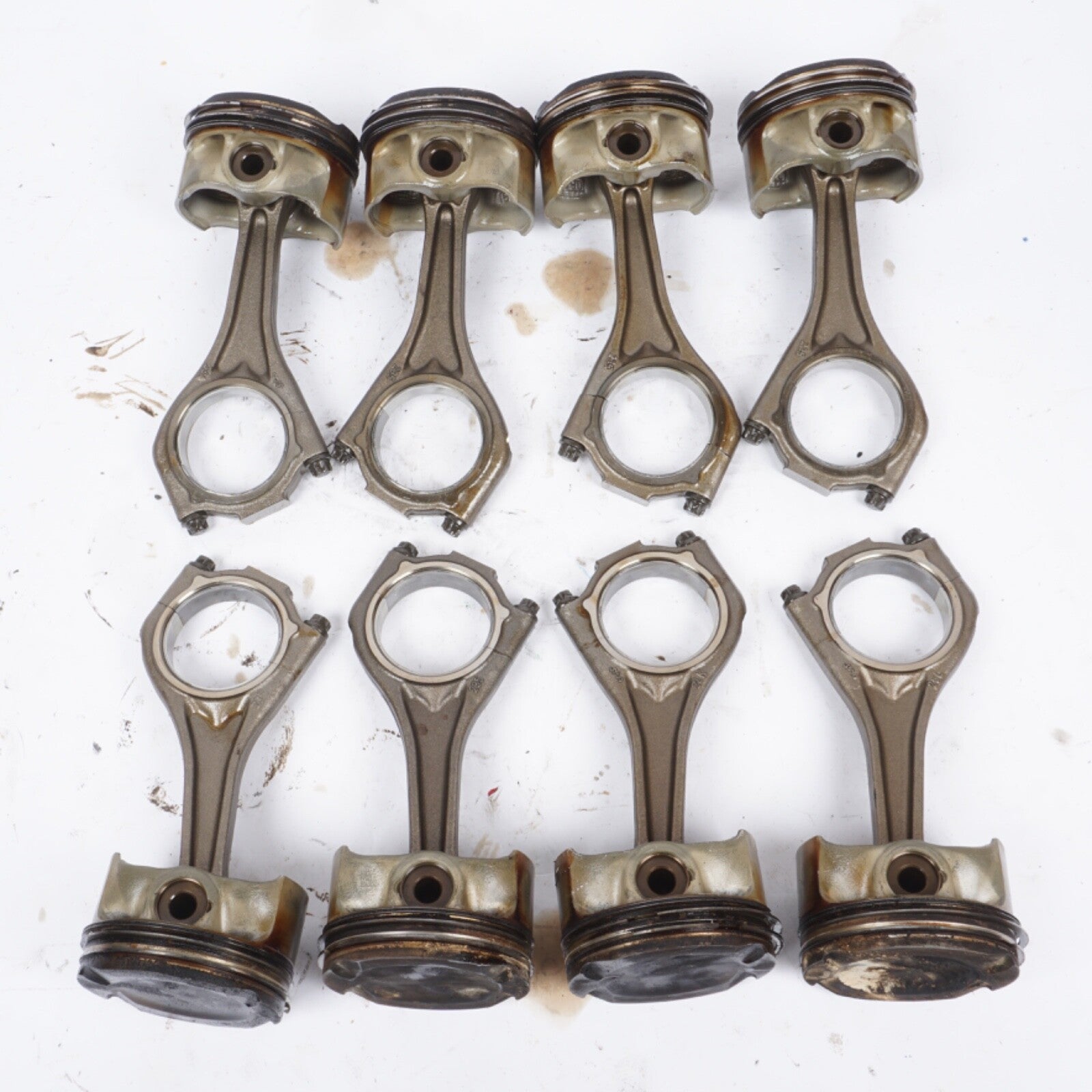 09-14 BMW 550i 750i X5 X6 (F01 F10 E70 E71) 4.4L V8 TWIN TURBO ENGINE PISTON SET