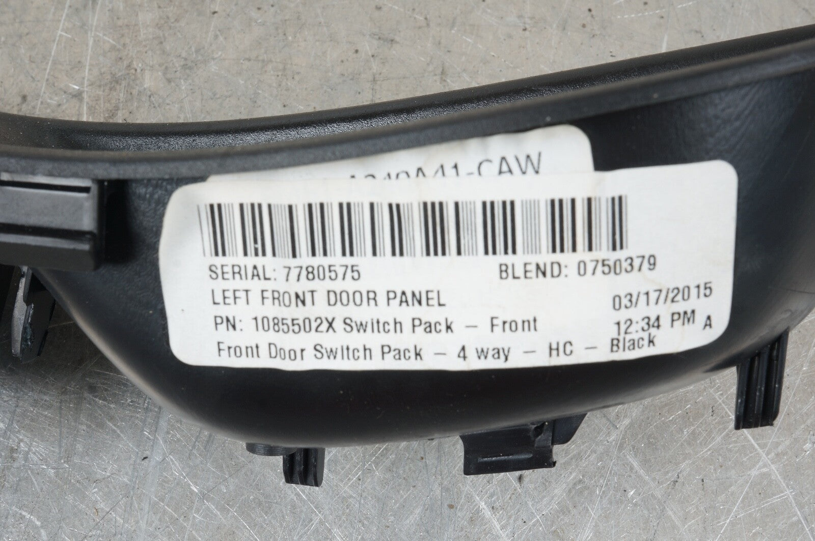 15 16 17 2018 Ford Focus Left Driver Side Master Window Control Switch Trim OEM