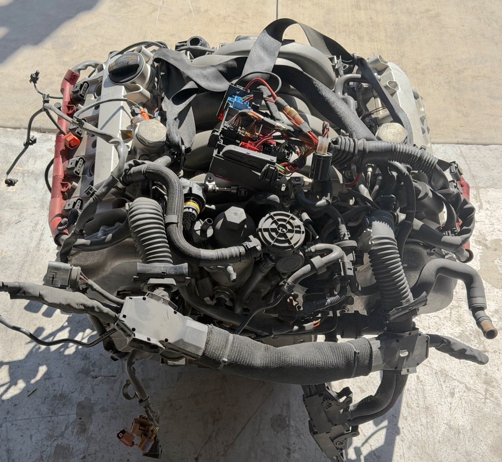 2011 2013 AUDI A8 4.2L Motor V8 Engine Motor With Wiring Harness OEM 114k Miles