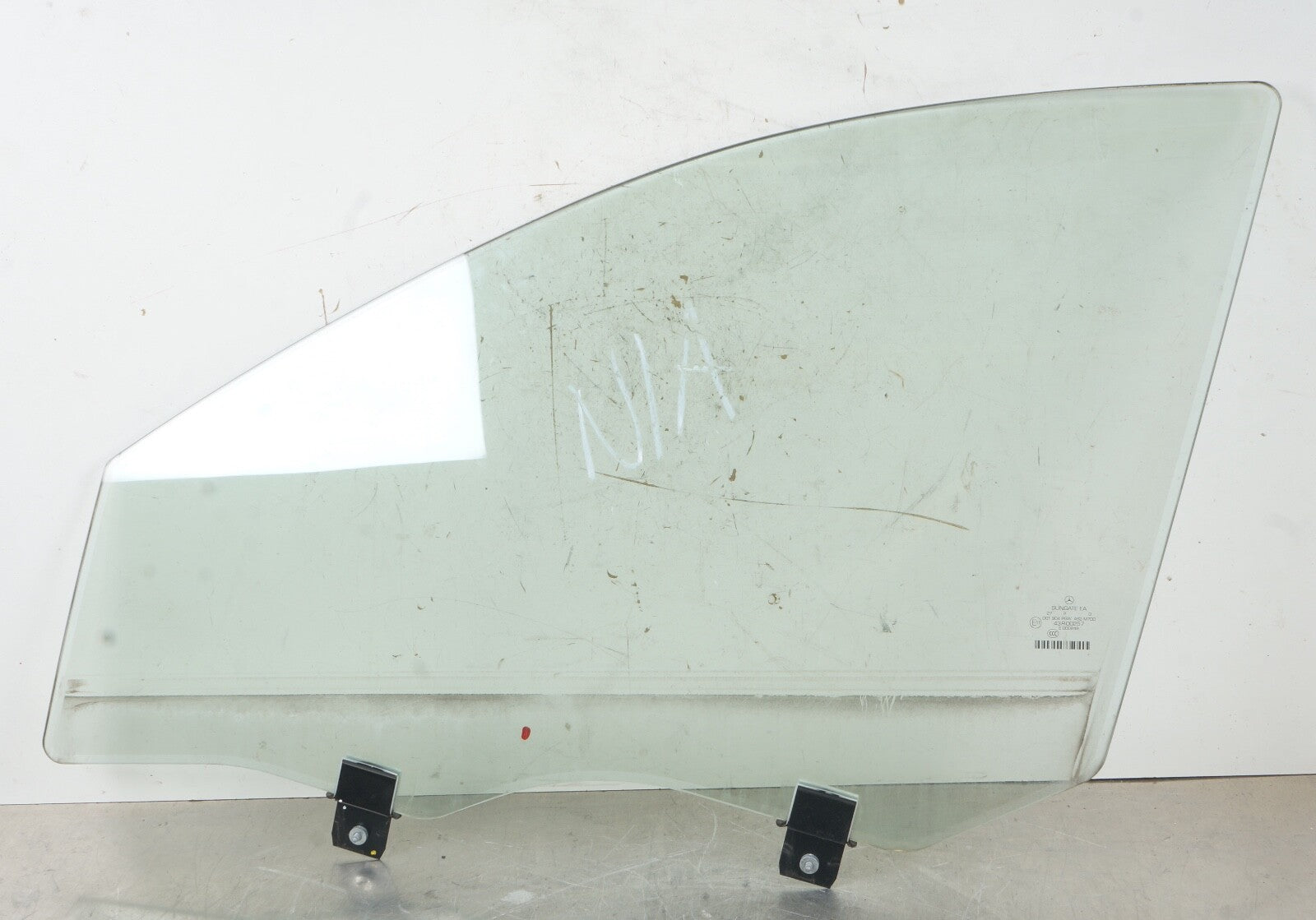 07-13 Mercedes W221 S400 S550 S63 AMG Door Window Glass Front Left Driver Side