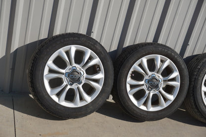 2016 - 2018 Fiat 500 Rim Rims Wheel Wheels OEM Aluminum 17x7 SET