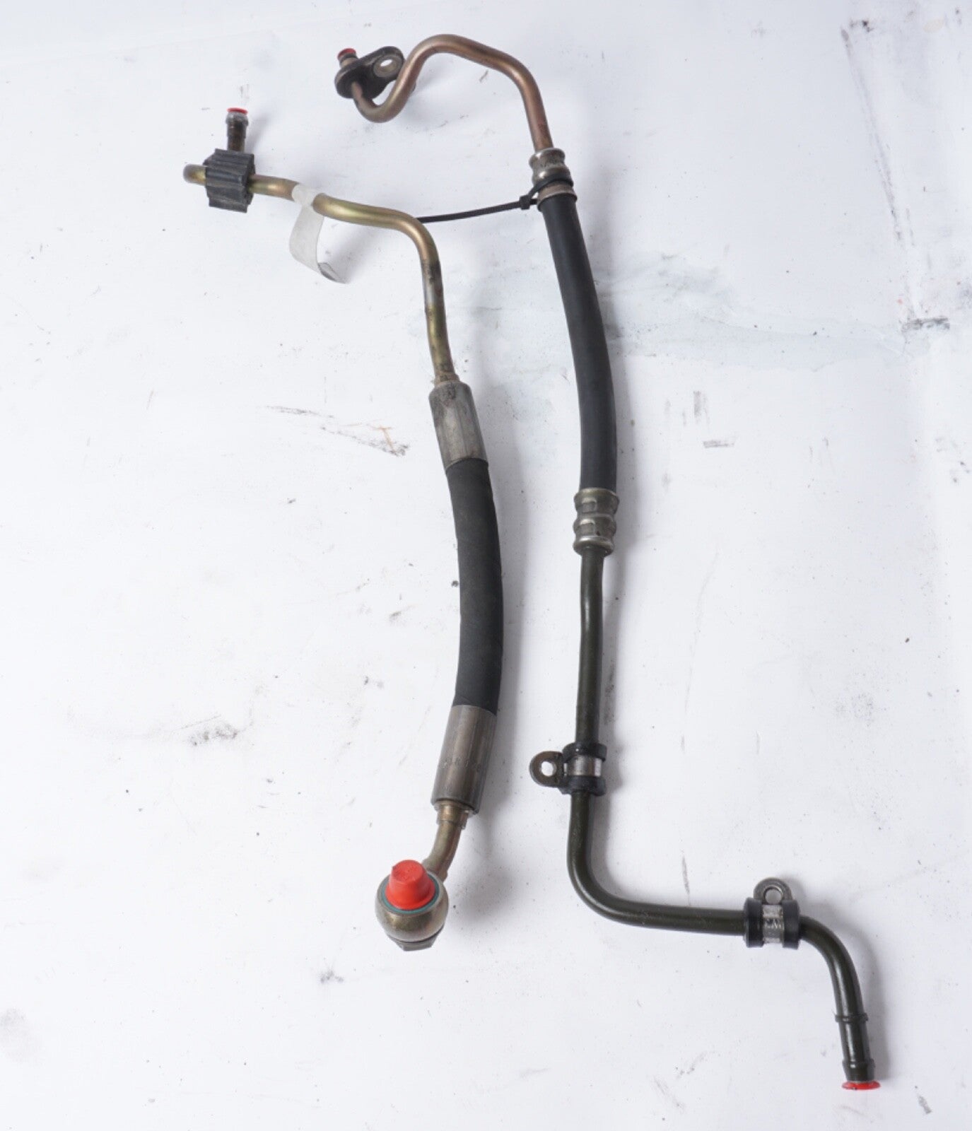 03-06 Mercedes R230 SL500 Power Steering Cooling Hose Pipe Line 2303203253 OEM