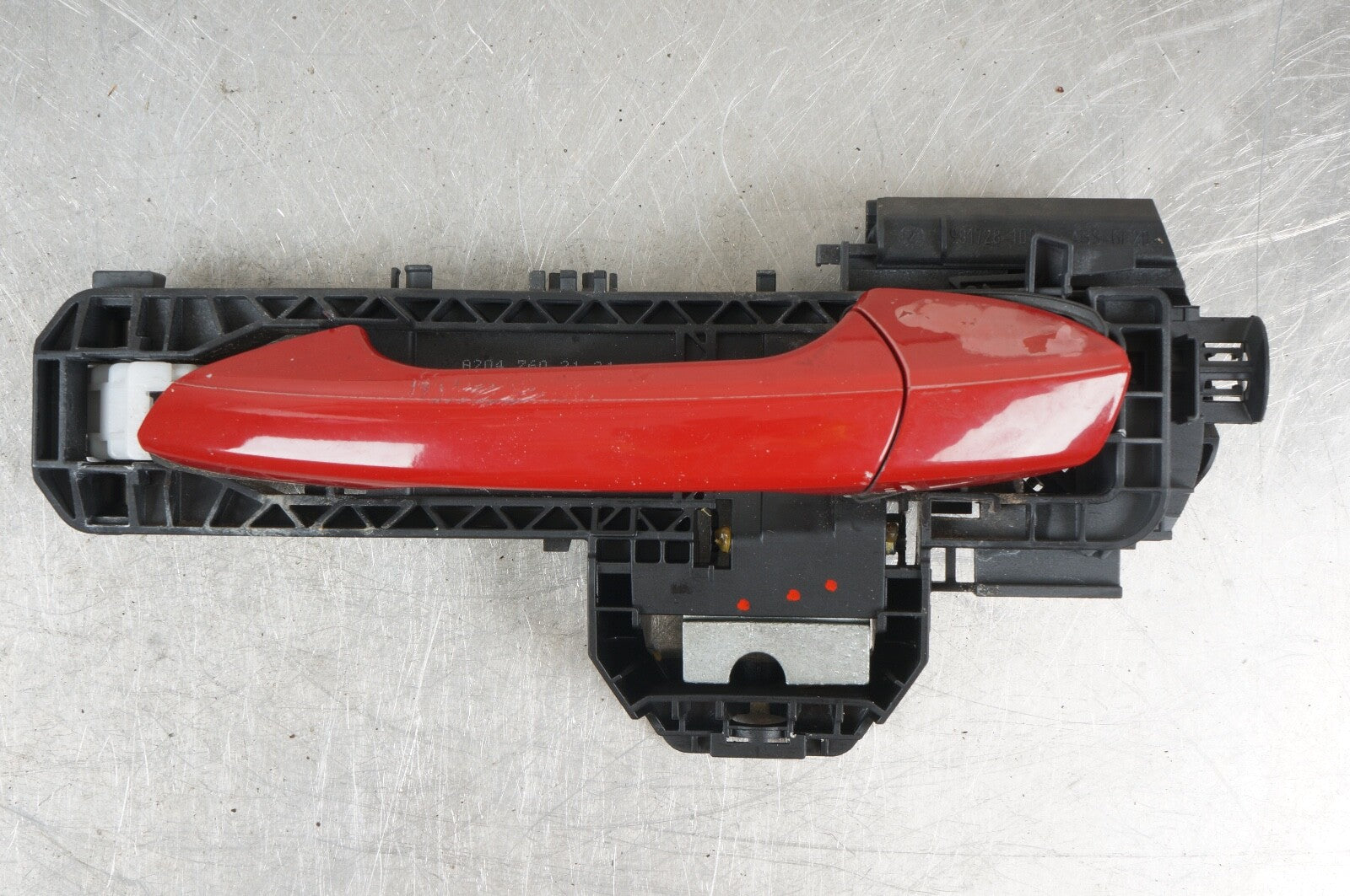 12-14 Mercedes W204 C250 C300 C350 Rear Left Side Exterior Door Handle Red