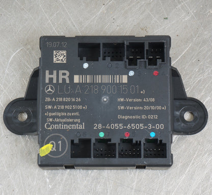 08-18 Mercedes GLK350 E550 CLS550 C350 Rear Right Side Door Control Module Unit