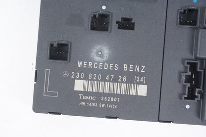03-12 Mercedes R230 SL500 SL550 Front Left Driver Door Control Module OEM