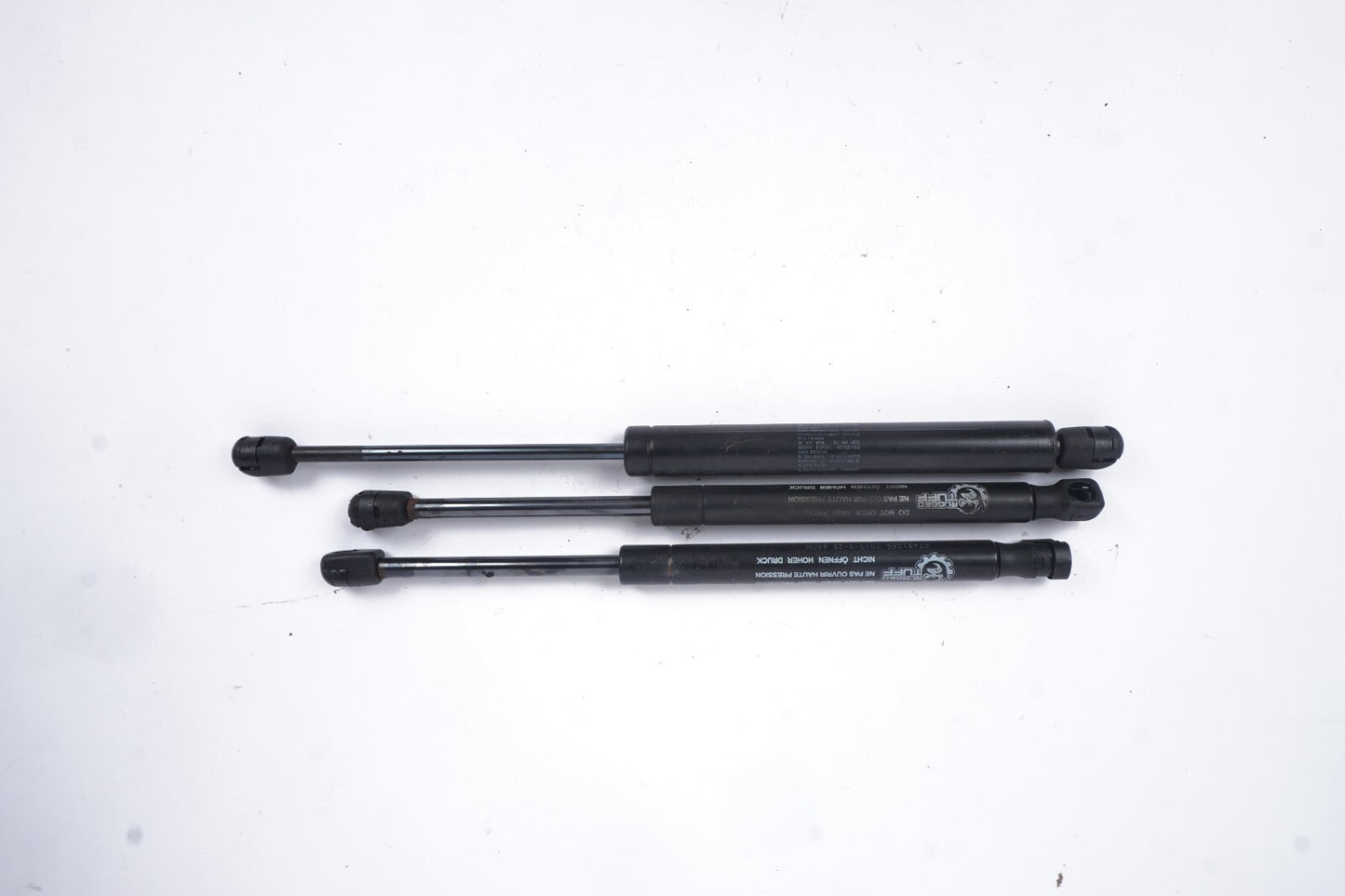 03-08 Mercedes SL500 SL550 Convertible Cylinder Trunk Lid Hood Strut 3pcs OEM