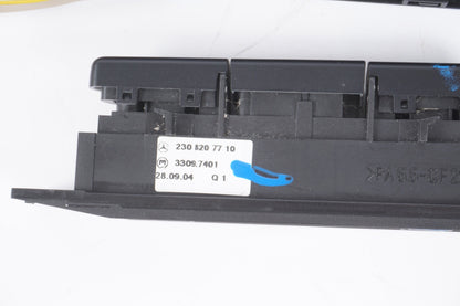 03-08 Mercedes R230 SL500 SL55 AMG Center Console Blank Filler 2308207710 OEM