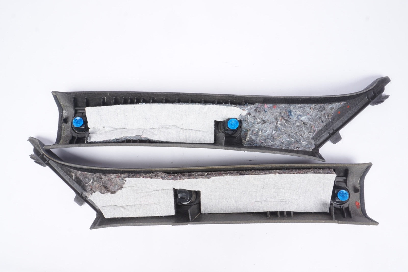 14-17 BMW 428I 435I CONVERTIBLE PAIR FRONT WINDSHIELD A PILLAR COVER TRIM