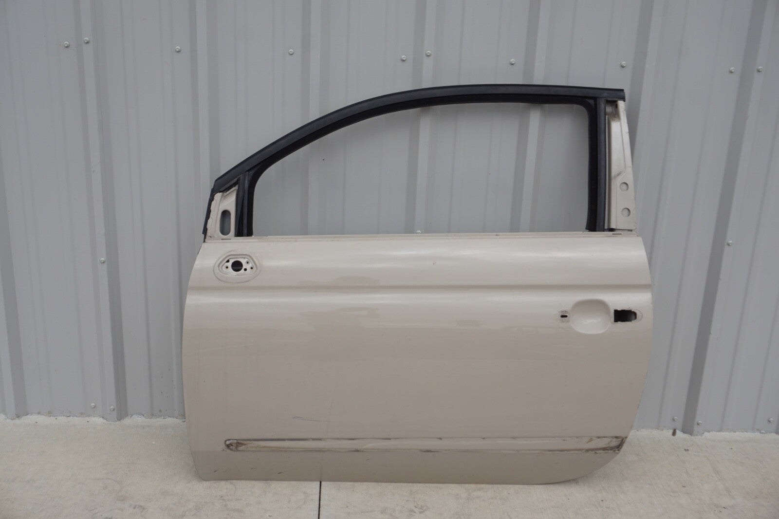 12-17 Fiat 500 Front Left Door Shell Panel OEM