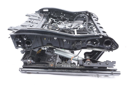 11-15 BMW F10 528i 535 550i FRONT LEFT SIDE SPORT SEAT TRACK FRAME RAIL W/MOTORS