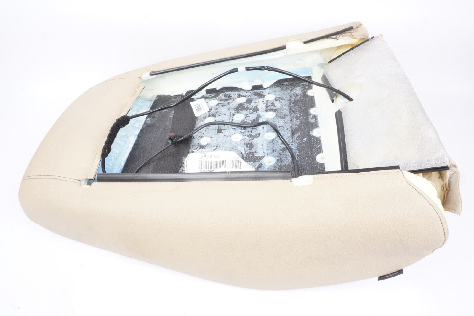 2011 - 2018 BMW X3 X4 - Front LEFT Upper Backrest Seat Cushion Leather Beige