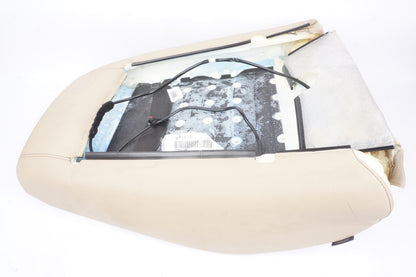 2011 - 2018 BMW X3 X4 - Front LEFT Upper Backrest Seat Cushion Leather Beige