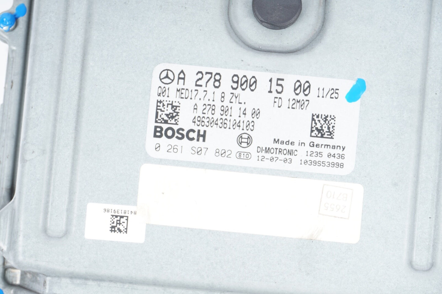 11-13 Mercedes W221 S550 CL550 ECU ECM Engine Control Module Unit 2789001500 OEM
