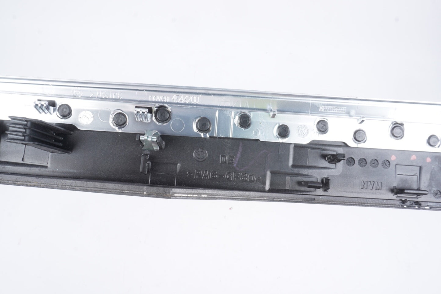 09-15 BMW 740i 750Li Rear Left Driver Side Door Molding Trim Ash Oem