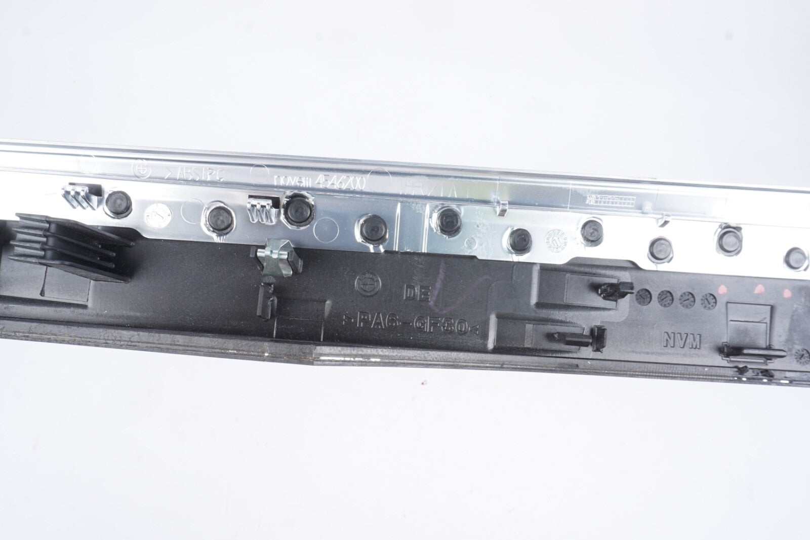 09-15 BMW 740i 750Li Rear Left Driver Side Door Molding Trim Ash Oem