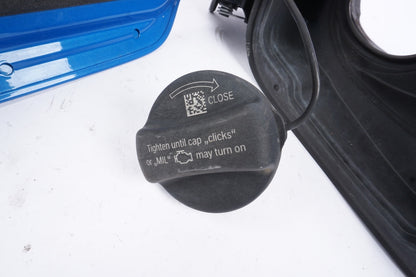 2018 - 2023 BMW X2 Fuel Tank Filler Cover Lock Top Door Cover Lid Blue